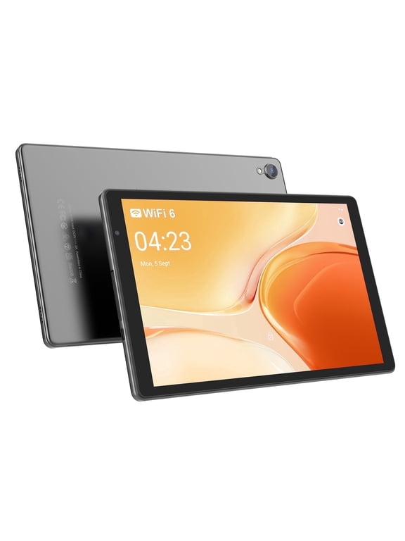 Android 14 Tablet 10 inch,4 (2+2) GB RAM 32GB ROM,Quad-Core,Touchscreen,Dual Cameras,Gray