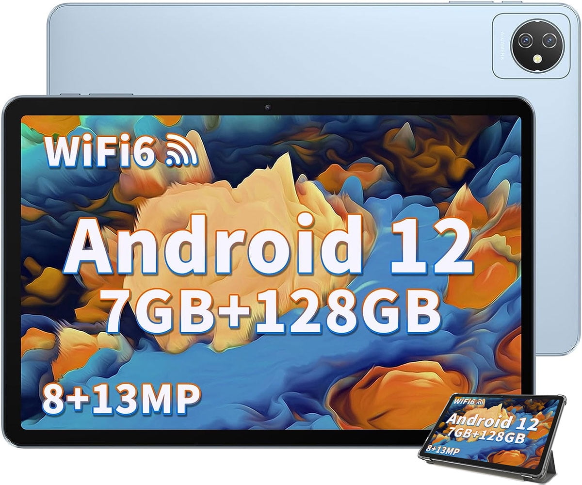 Tablet 10 inch, Blackview Android Tablet 4GB RAM 128GB ROM Wifi 6