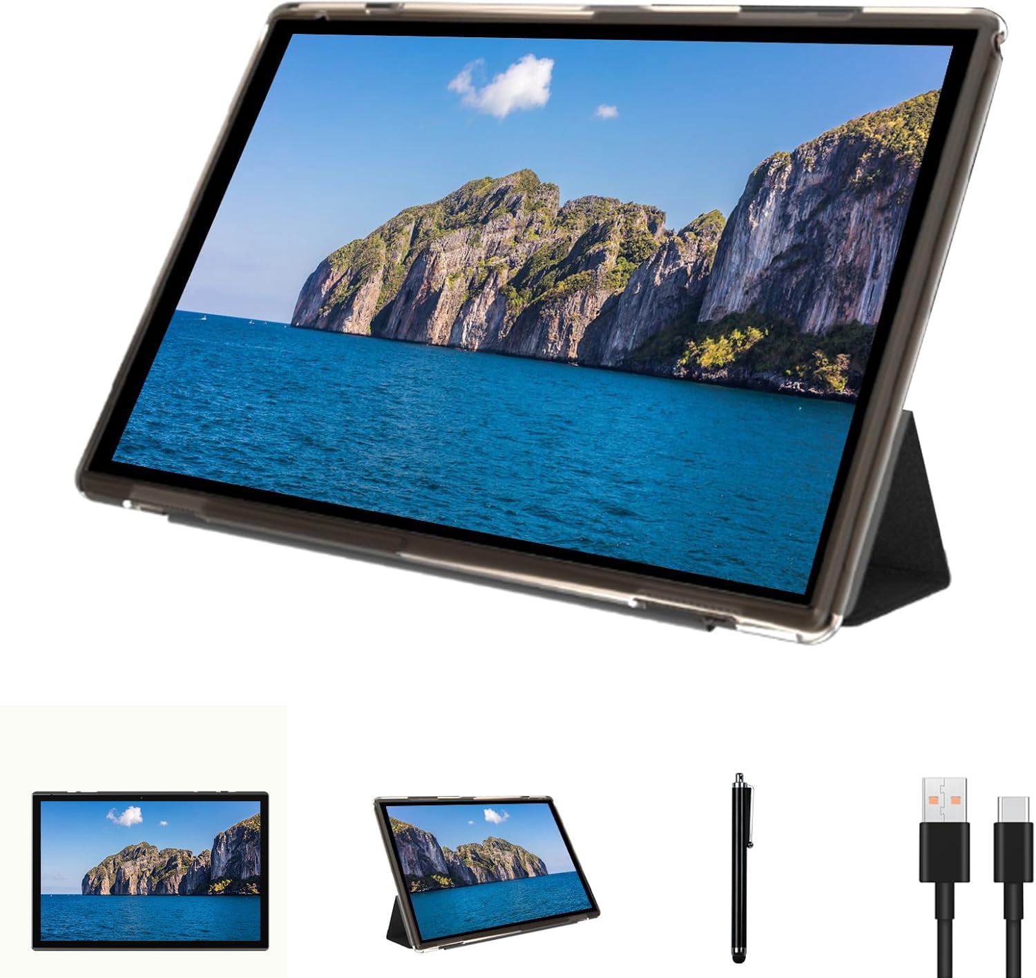 NOVOJOY 10 Inch Android Tablet, HD Touch Screen, 8GB RAM, 32GB ROM
