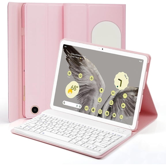 Tablet 11" Detachable Keyboard Case, Stylus Slot, Works with Charging Speaker Dock