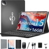 Tablet 11 inch Android 15 Tablet,128GB ROM 16GB RAM,4G LTE Tablet,5G WiFi+Cellular,MTK8786,Octa-Core,GPS,1TB Expand,Face Unclock,Tablet with Keyboard