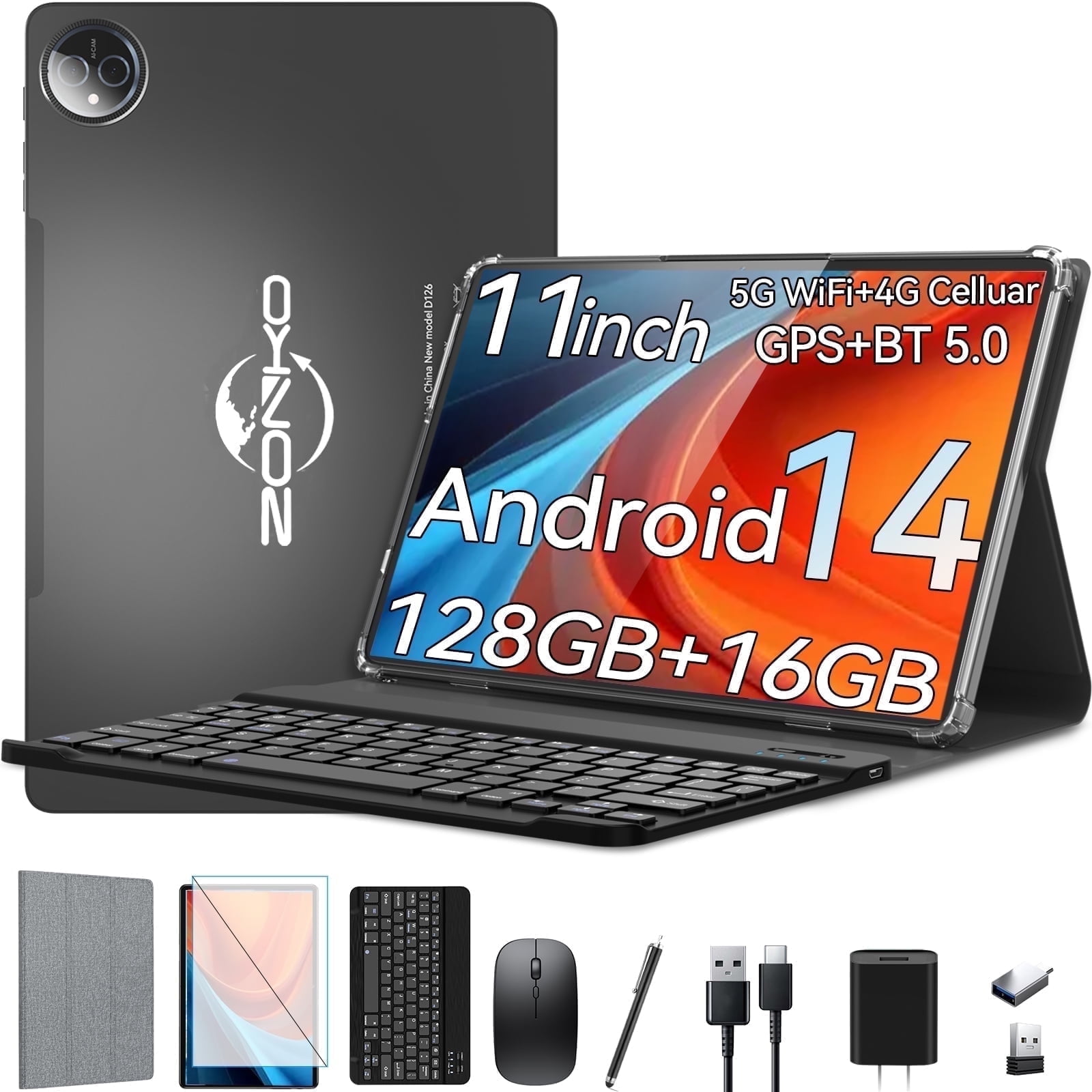 Tablet 11 inch Android 14 Tablet,128GB ROM 16GB RAM,4G LTE Tablet 11 inch Android 14 Tablet,128GB ROM 16GB RAM,4G LTE