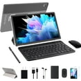 thumbnail image 1 of Tablet 2 in 1 Tablets Android 11 SEBBE 10.36 Inch 5G+2.4G Wifi Quad Speakers Tableta with Keyboard Gray, 1 of 7
