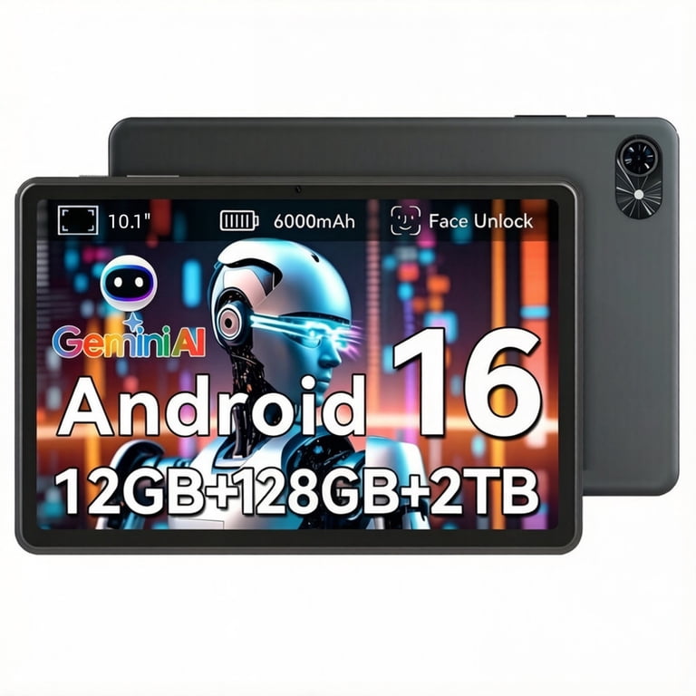 TABWEE, Android Tablet, 10.5 inch T80, 12GB RAM + 128GB ROM