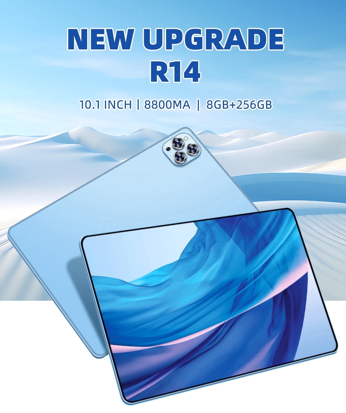 Blue Tablet 2026 Newest Android 12 Tablet, 10 Inch Tablet,5G Wi-Fi