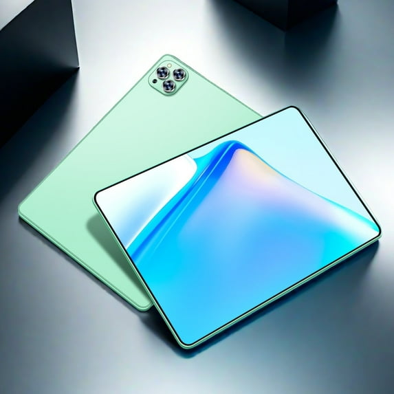 Tablet 2025 Newest Android 12 Tablet, 10 Inch Tablet,5G Wi-Fi Tablet Computer,2 In 1 Tablet with Keyboard, 256GB ROM+8GB RAM ,Octa-Core Processor,1920 * 1200 IPS,Bluetooth,GPS,Green