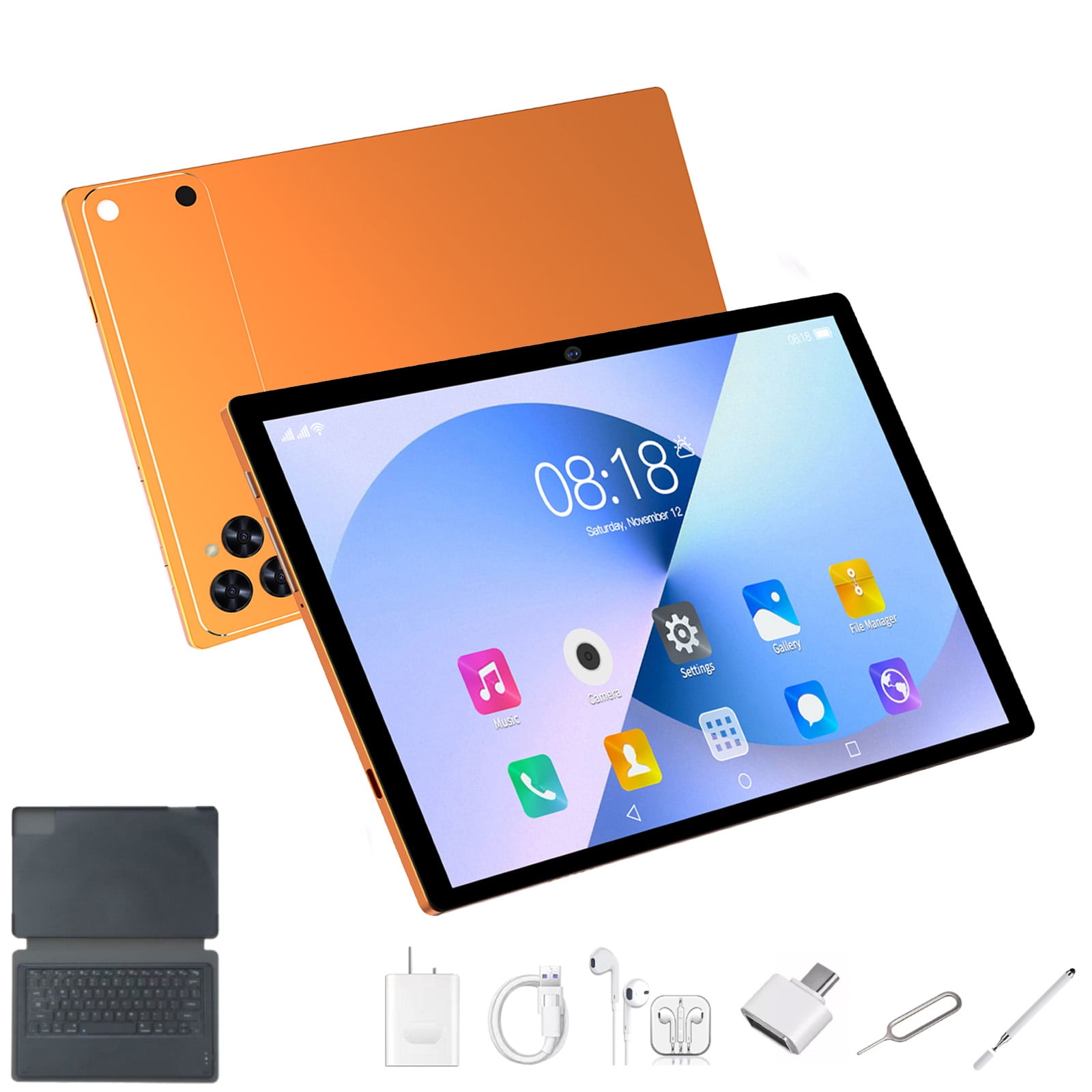 Tablet 2026 Newest Android 13 Tablet Orange Vibrant,10 Inch Tablet,5G ...