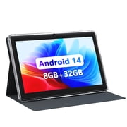 Android Tablet with Case 7 inch Tablet, 8GB RAM 5GB Expandable 32GB ROM 7\ Tabletas Supports 1TB MicroSD, Long Battery Dual Camera Tableta 5G WiFi-6 Android tablets with Tablets Protective Cover