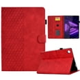 thumbnail image 1 of Tablet Accessories For Lenovo Tab M10 / M10 Plus FHD X606F Rhombus Embossed Leather Smart Tablet Case, 1 of 6