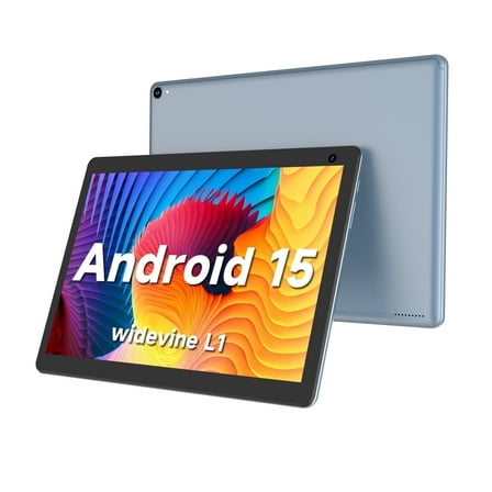 Android 15 Tablet 10 inch Tablet, 8GB RAM 32GB ROM Expand Up to 512GB Wifi Computer Tablet, Bluetooth, 6000mAh Battery Tableta - Light Blue