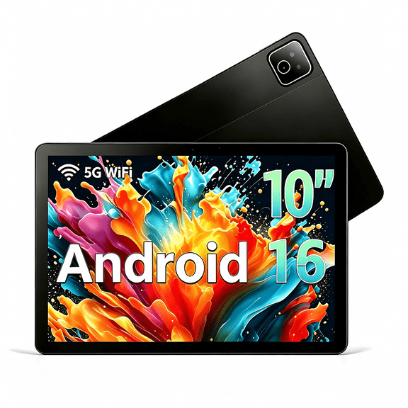 BUFO 10Inch Android 16 AI Tablet Octa-Core T310 36GB+256GB 1TB Expand WiFi6 BT5.2 Widevine L1 5MP+8MP Dual Camera 6000m