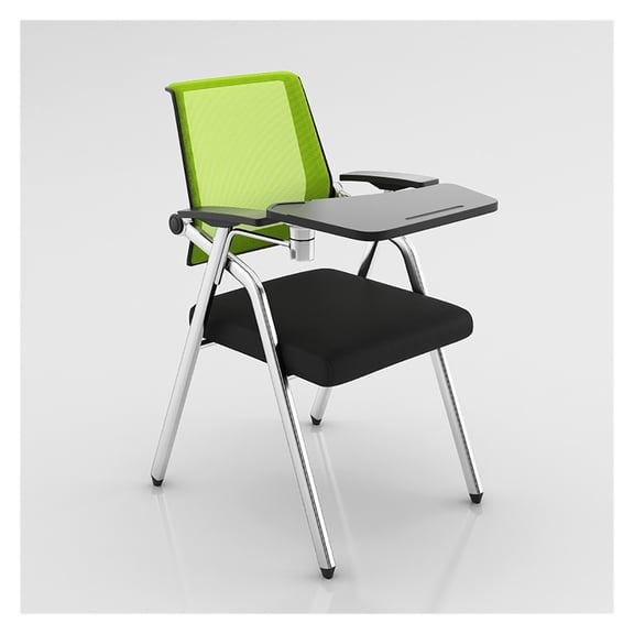 Tablet Arm Chair,Upholstered Tablet Arm Nesting Chair,Training Chair with Writing Board Meeting Chair,Mesh Guest Nesting Stacking for Office School Classroom Conference