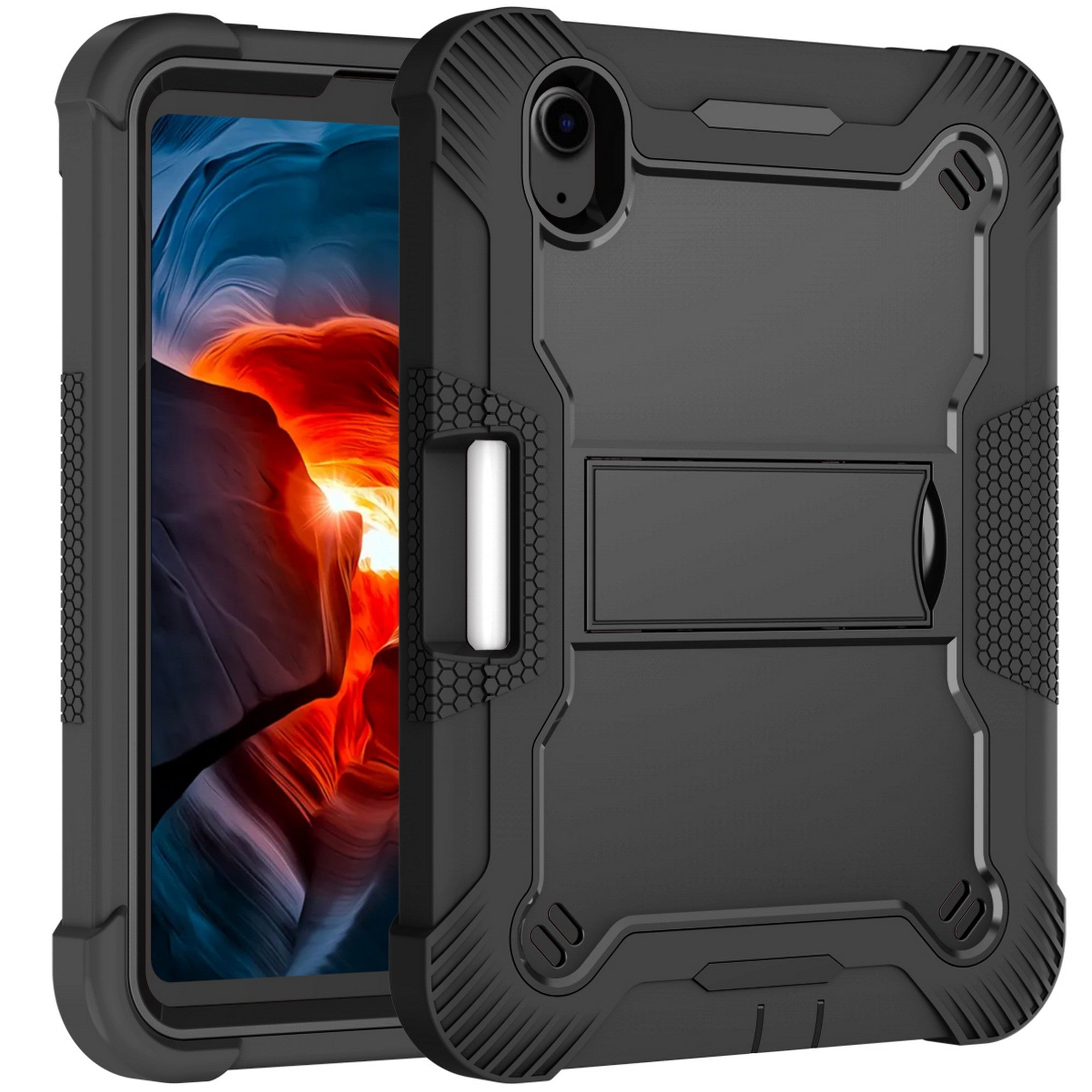 Tablet Case Designed for Apple iPad Mini 6 2021 Black with Pencil