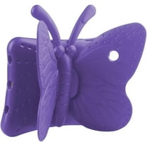 Tablet Case, Kids Light Weight Case, Cute Butterfly Design Tablets Case Cover with Stand Pencil Holder EVA Foam Full Cover Shockproof Rugged Case 10.1 Inch Gift for Kids(Purple)