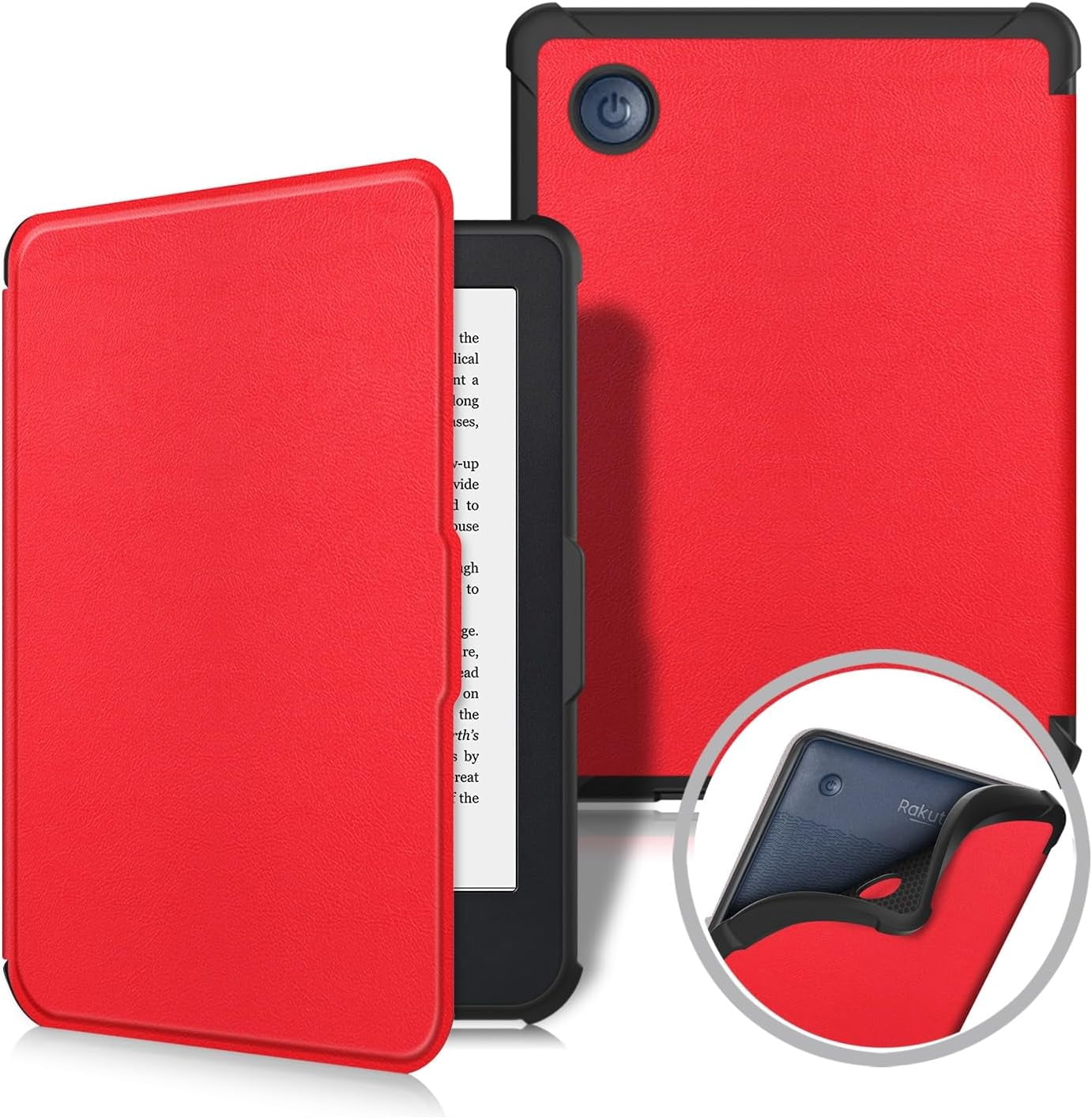 Smart Tablet Case Tablet Case Case for Kobo Clara 2E 2022 Released 6Inch Tri-Fold Smart ...