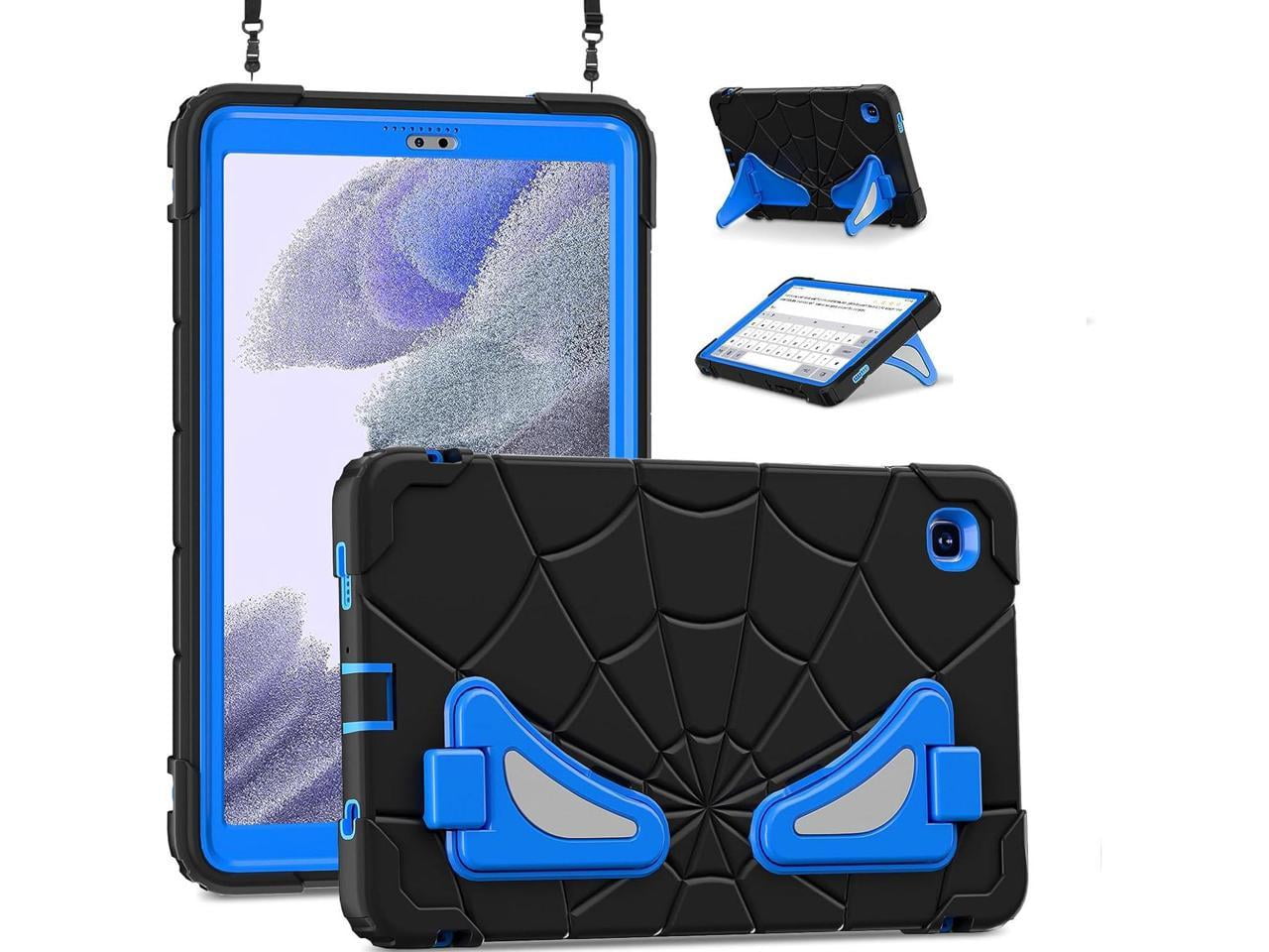 Tablet Case For Samsung Galaxy Tab A7 Lite 8.7 inch 2021 SM-T220/T225/T227 With Stand, Shoulder Strap, Thickned Cornor Impact Protection Cover for Kids Boys Children