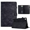 thumbnail image 1 of Tablet Case for Samsung Tab A7 Lite 8.7"/T220/T225, Embossed Pattern PU Leather Book Style Smart Auto Wake/Sleep Cover with Stand Card Slots Magnetic Clasp Shockproof Case,Black, 1 of 9