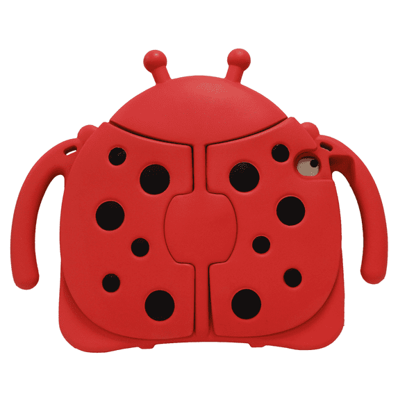 Tablet Case for iPad 7th/8th/9th Generation 10.2-in Kids Shockproof Cover Beetle Design with Stand & Pencil Holder