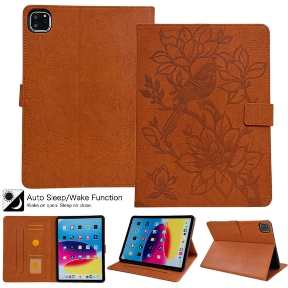 Tablet Case for iPad Air 11-in M4/M3/M2 (2026/2025/2024) Shockproof Leather Flip Stand Cover,Auto Wake/Sleep,with Card Holder