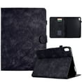 thumbnail image 1 of Tablet Case for iPad 10th Generation 10.9" 2022, Embossed Pattern PU Leather Smart Auto Wake/Sleep Cover with Stand Card Slots Magnetic Clasp Shockproof Case for iPad 10.9 2022(10th),Black, 1 of 9