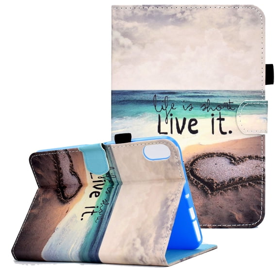 Tablet Case for iPad 10th Generation 2022(10.9 inch), Allytech Card Slots Holder Multi-Angle Viewing Smart Folio Stand Shockproof Protective Case with Pen Holder for iPad 10.9" 2022, Live it