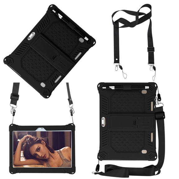 Tablet Cases,Ipad 10 Case,Universal Shockproof Cover Case For 10 10.1 Inch Tablet PC Safety(Black 10IN)