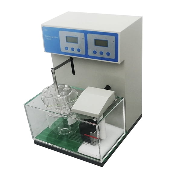 Tablet Disintegration Tester Smart Time Temperature Control Lab Equipment Single Cup