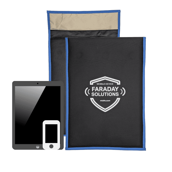 Tablet Faraday Case X2 Shielding Magnetic Closure Signal Blocking (Apple/Android) (Cellphone, Tablet, Chromebook)