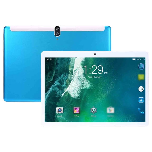 Tablet with GPS and BT 10 Inch Tablet for 11, 6GB RAM 128GB ROM, Dual SIM Slot, 10" HD Display, 5MP Front + 8MP Rear Camera, 2.4G/5G WiFi, BT, GPS, TF Card Slot, 8000mAh Battery, Type-C