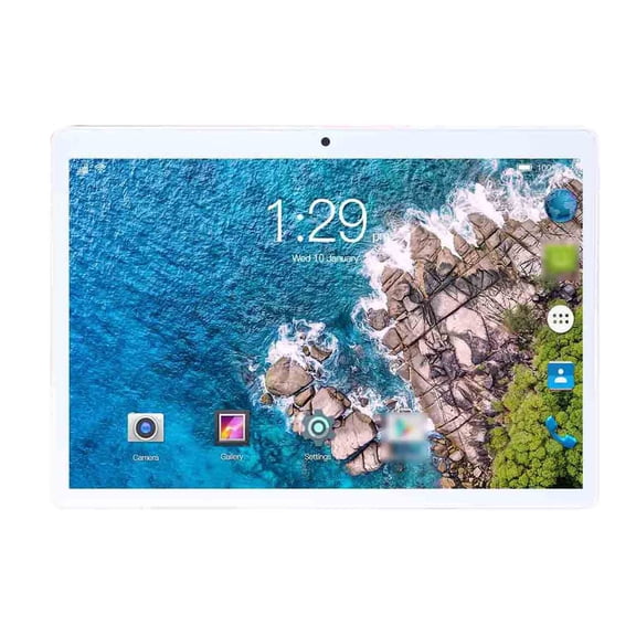 Tablet with GPS and BT Inch 10 Inch Tablet for 11, 6GB RAM 128GB ROM, Dual SIM Slot, 10" HD Display, 5MP Front + 8MP Rear Camera, 2.4G/5G WiFi, BT, GPS, TF Card Slot, 8000mAh Battery, Type-C