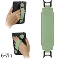 thumbnail image 1 of Tablet Hand Strap Holder, 6-7 Inch Secure Grip with Soft Leather & Elastic Polyester, Lightweight Finger Grip Holder, 1 of 6