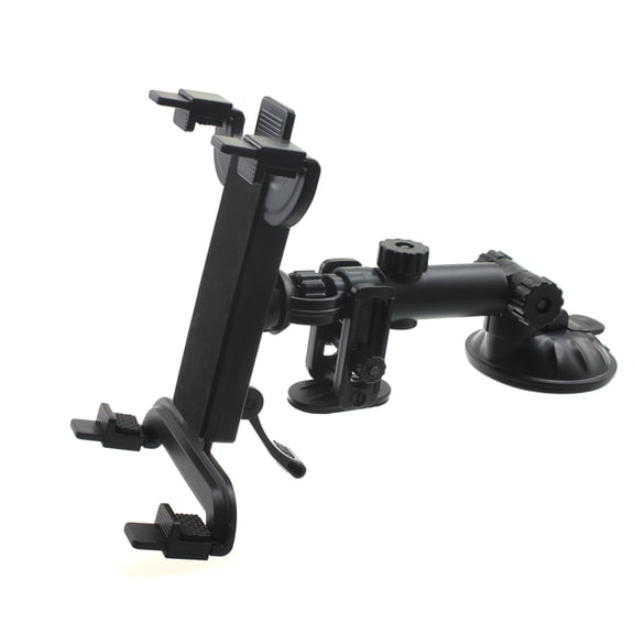 Tablet Holder Car Mount Compatible With Amazon Fire HD 10 (9th Gen 2019), Amazon Fire 7 (9th Gen 2019) Dash Cradle Dock Swivel Telescopic