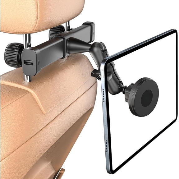 Tablet Holder for  Headrest,360?Adjustable  Tablet Mount for  Backseat,Gifts Road Trip Essentials for ,Fits for 4.7-17" Device Like iPad Pro, Air, Mini, Galaxy, Fire