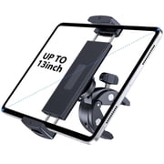 CreaDream Universal Adjustable Tablet Mount Clamp, Fitness Handlebar Holder for Treadmill, Bike, Peloton, Stroller, Gym, Fits 4.7-13 iPad, Galaxy Tab, Smartphones