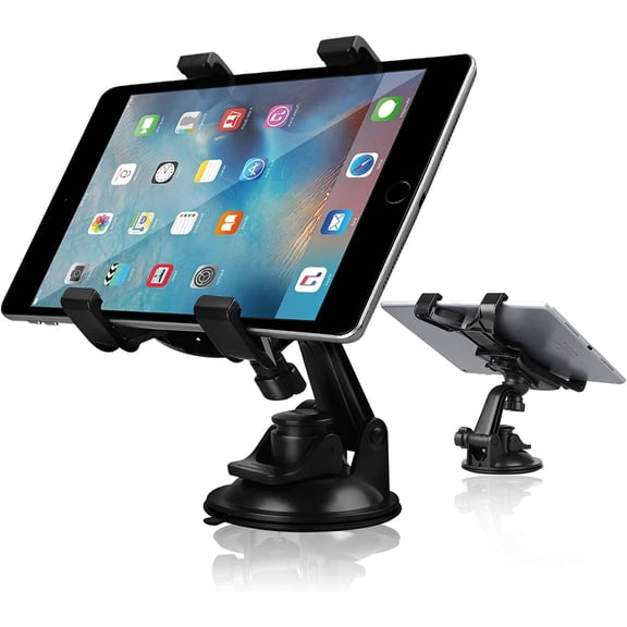 Tablet Holder, Suction Cup iPad Holder Dashboard Windshield Desk Mount for 7-10.5in Tablets for , , SUVs