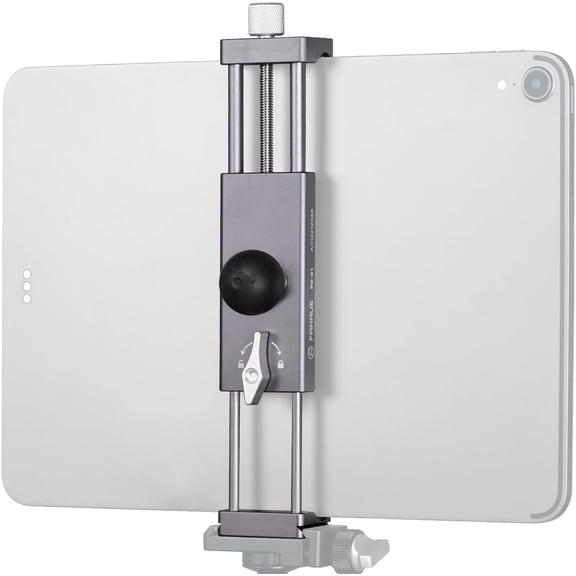 Tablet Holder for Car with Ball Head, Lightweight Design360 Rotatable iPad Holder for Car/Desk/Commercial Vehicles Dashboard, Compatible (Sliver 1)