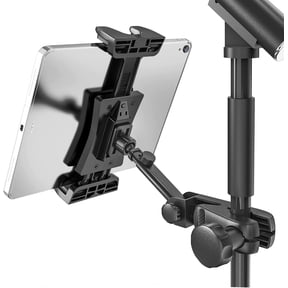 Tablet Holder for Microphone Stand, iPad Mount for Sheet Music Stand