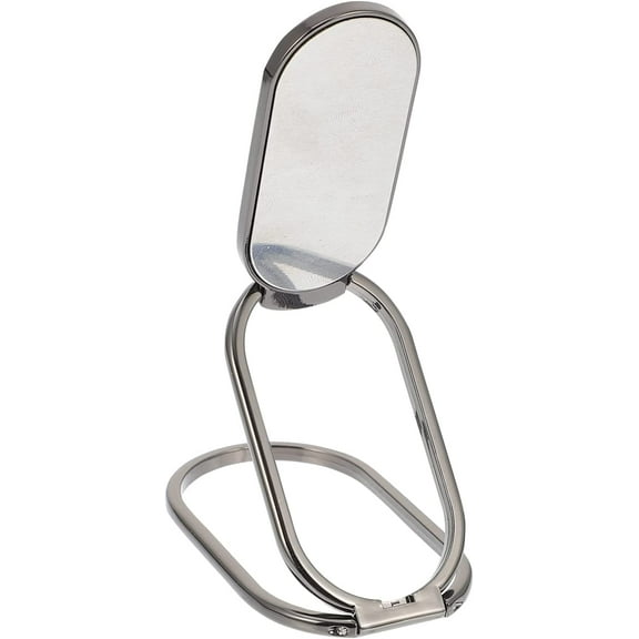 Tablet Kickstand Phone Ring Holder Finger Kickstand Foldable Cellphone Stand Metal Ring Grip Holder Bracket Cradle for Car Mount Smartphone Tablets Desk Black Foldable Tablet Stand