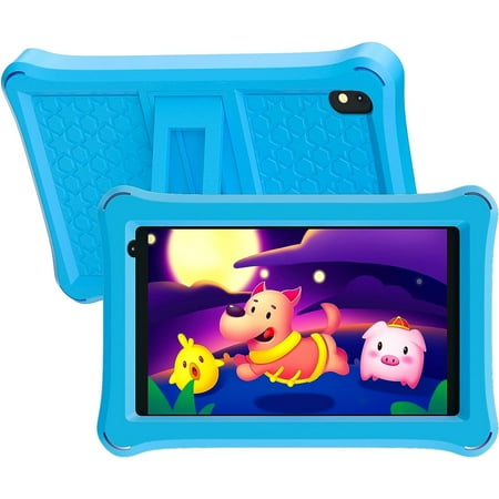 Tablet for Kids, 8 inch Kids Tablet 4GB RAM 32GB ROM Android 12 Tablets IPS Touch Screen 1280x800, Iwawa & Parent Control Toddler Tablet, WiFi, Dual Camera, 4300mAh Battery, Shockproof Case