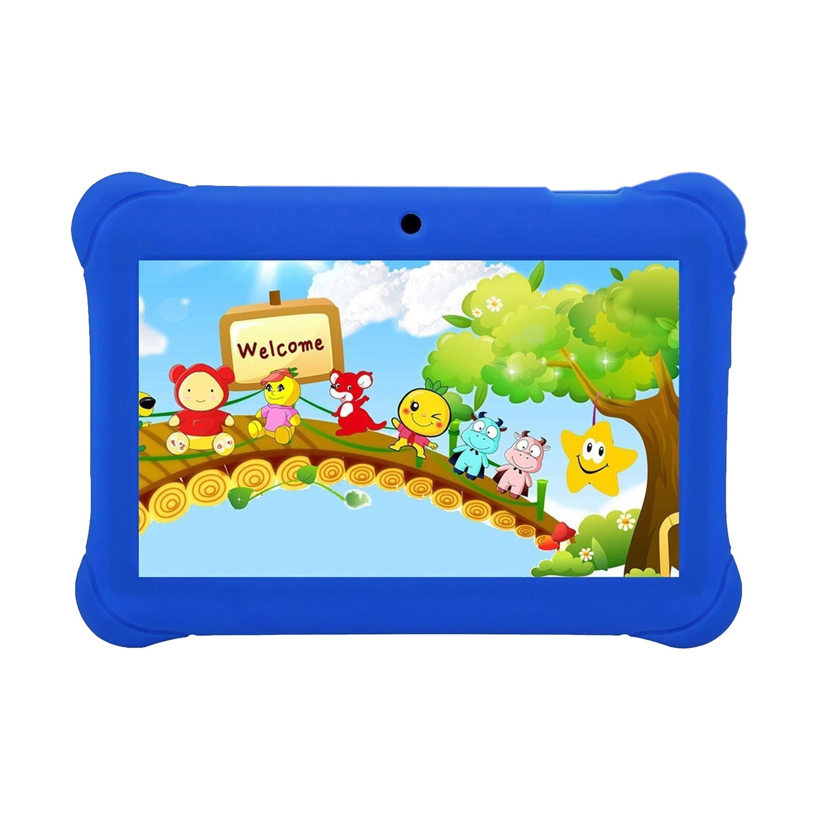 Tablet for Kids, Hwkond 7-inch Children's Tablet Computer Android Tablets Children's Early Education Learning Machine Parent-child Gift Machine Christmas Gift Built-in Cameras,Blue