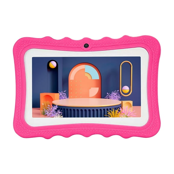 Tablet for Kids, Hwkond 7-inch Children's Tablet Computer Android Tablets Children's Early Education Learning Machine Parent-child Gift Machine Christmas Gift Built-in Cameras,Red