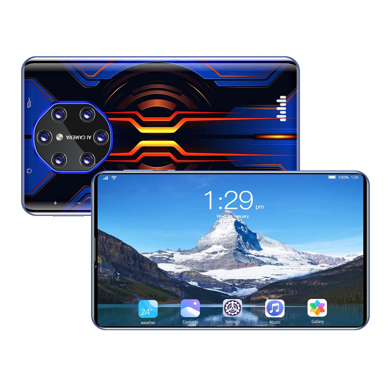 Tablet for Kids, Tablet Laptop, HD Tablet WiFi Bluetooth Android Voice