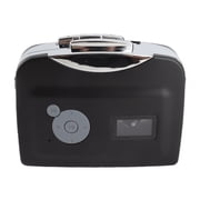 Tablet for Office Tablet for Office USB Cassette Signal Converter Tape to MP3 Recordings Music Converter Cassette Player Portable Convertor for Home Travel Black