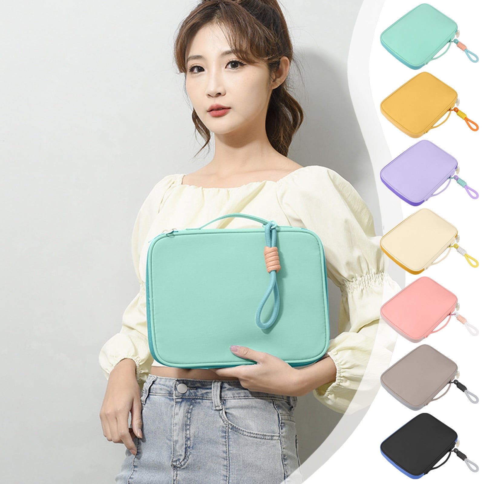 Tablet Organizer Bag, Multi-Compartment Sleeve, Waterproof Material ...