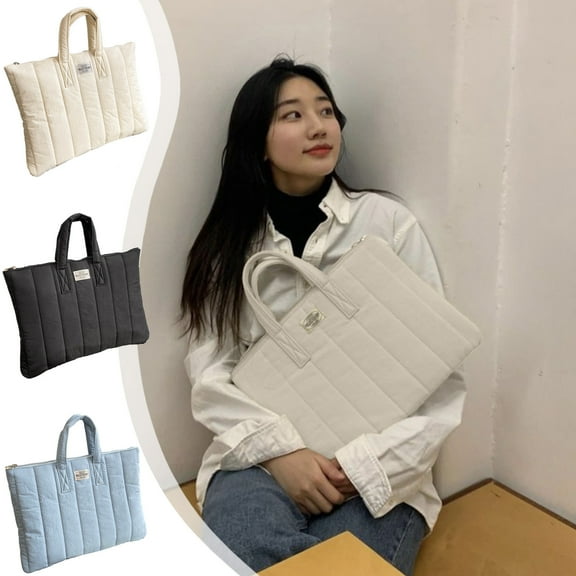 Tablet Organizer Bag Multi-Pocket Water-Resistant Sleeve for Devices Travel Office Electronic Accessories Storage