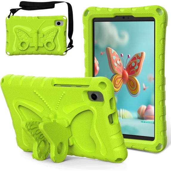 Tablet PC Bags Cases Sleeves Compatible with Samsung Galaxy Tab A7 Lite 8.7 Inch Case 2021 (SM-T220/T225/T227),Light Weight EVA Rugged Shockproof Protective Cover with Shoulder Strap Stand Cover Case