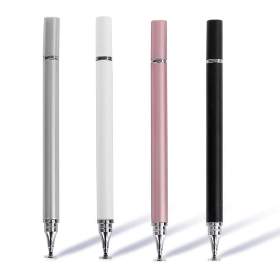 Tablet Pen 2-in-1 Disc Tip Stylus with Ballpoint Pen for Touchscreen Devices for Tools/Office (Black) ,Hulucky