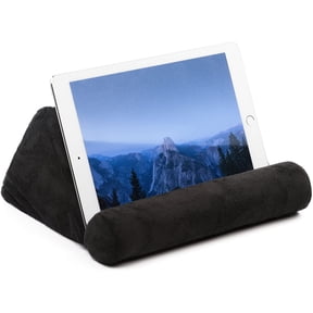 Tablet Pillow Holder Stand Book Rest Reading Support Cushion For Home Bed Sofa Multi-Angle Soft Pillow Lap Stand, Black