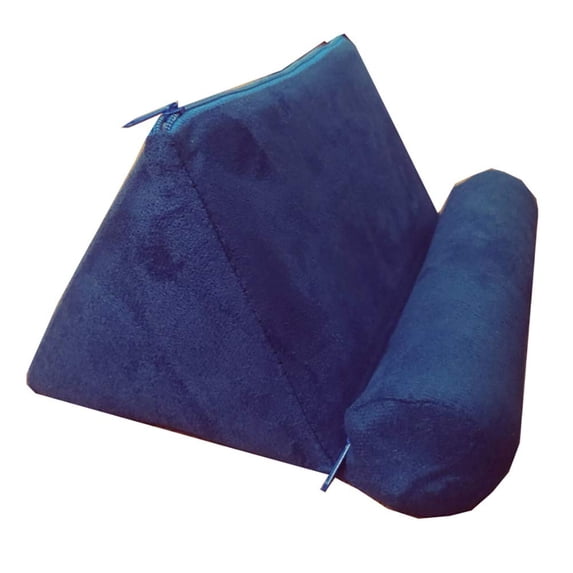 Tablet Pillow Holder Stand Book Rest Reading Support Cushion For Home Bed Sofa Multi-Angle Soft Pillow Lap Stand,Dark Blue