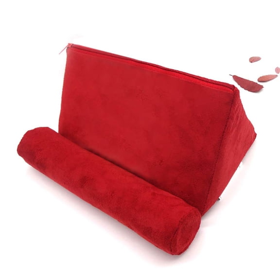 Tablet Pillow Holder Stand Book Rest Reading Support Cushion For Home Bed Sofa Multi-Angle Soft Pillow Lap Stand, Purple
